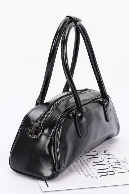 Faux Leather Sport Bag