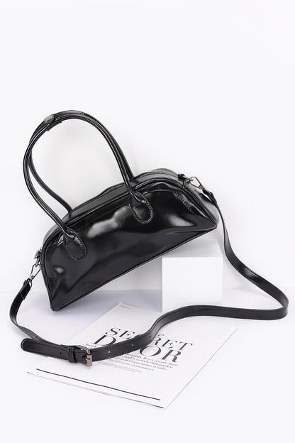 Faux Leather Sport Bag