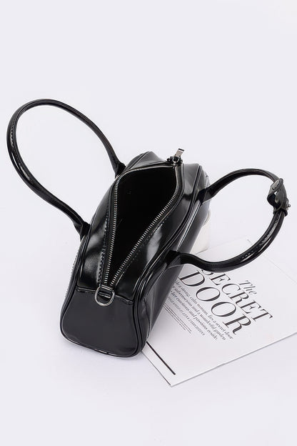 Faux Leather Sport Bag
