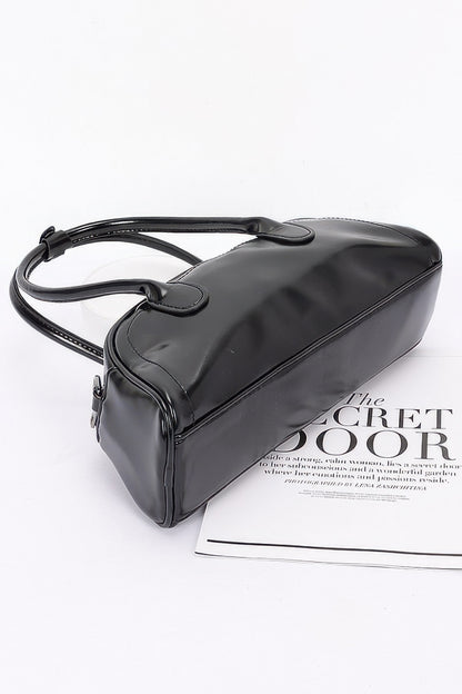 Faux Leather Sport Bag