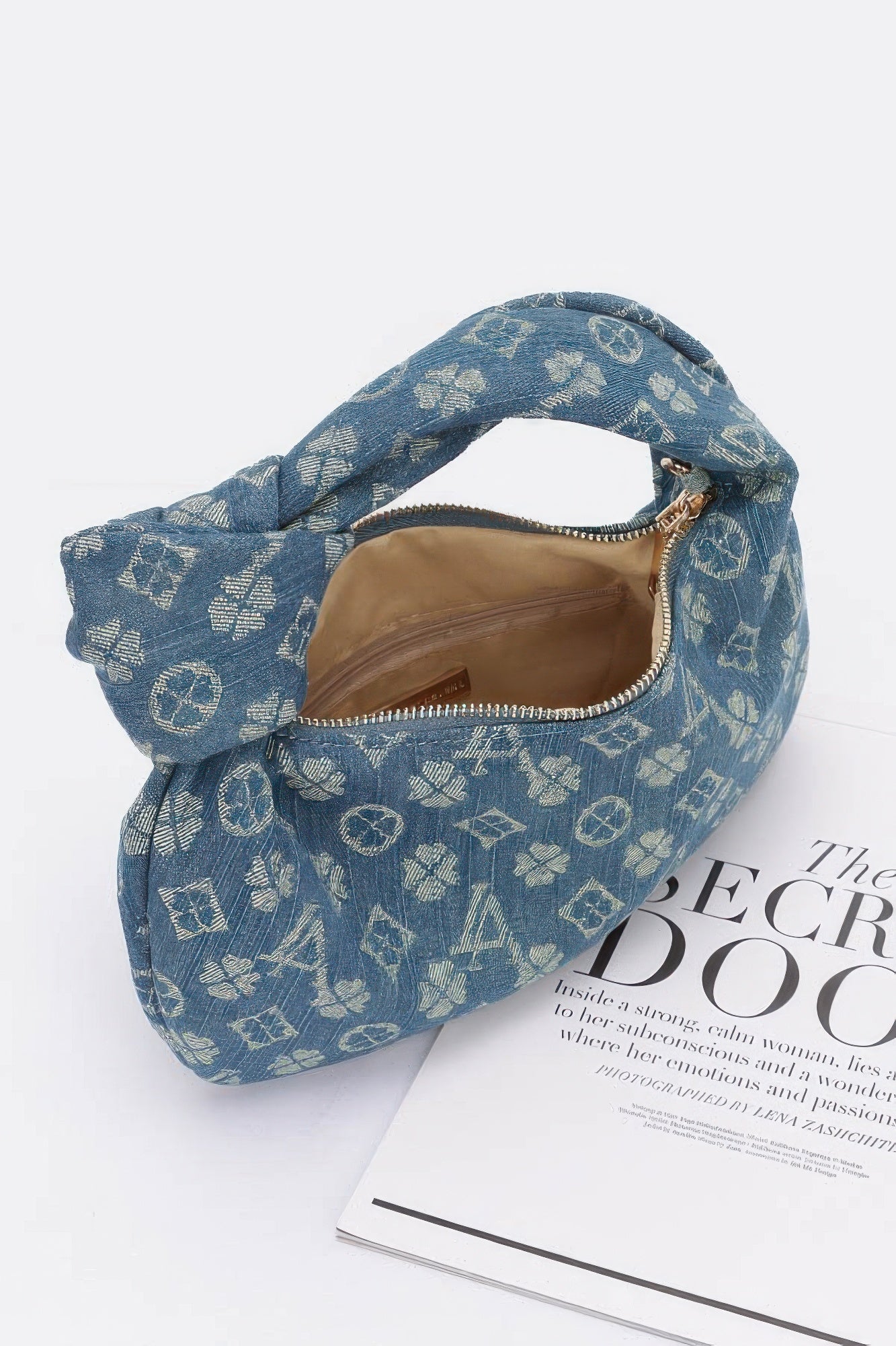Denim Hobo Bag