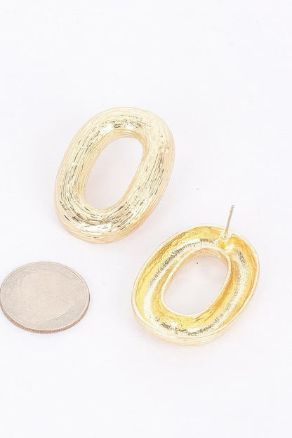 Gold Plated Metal Earring