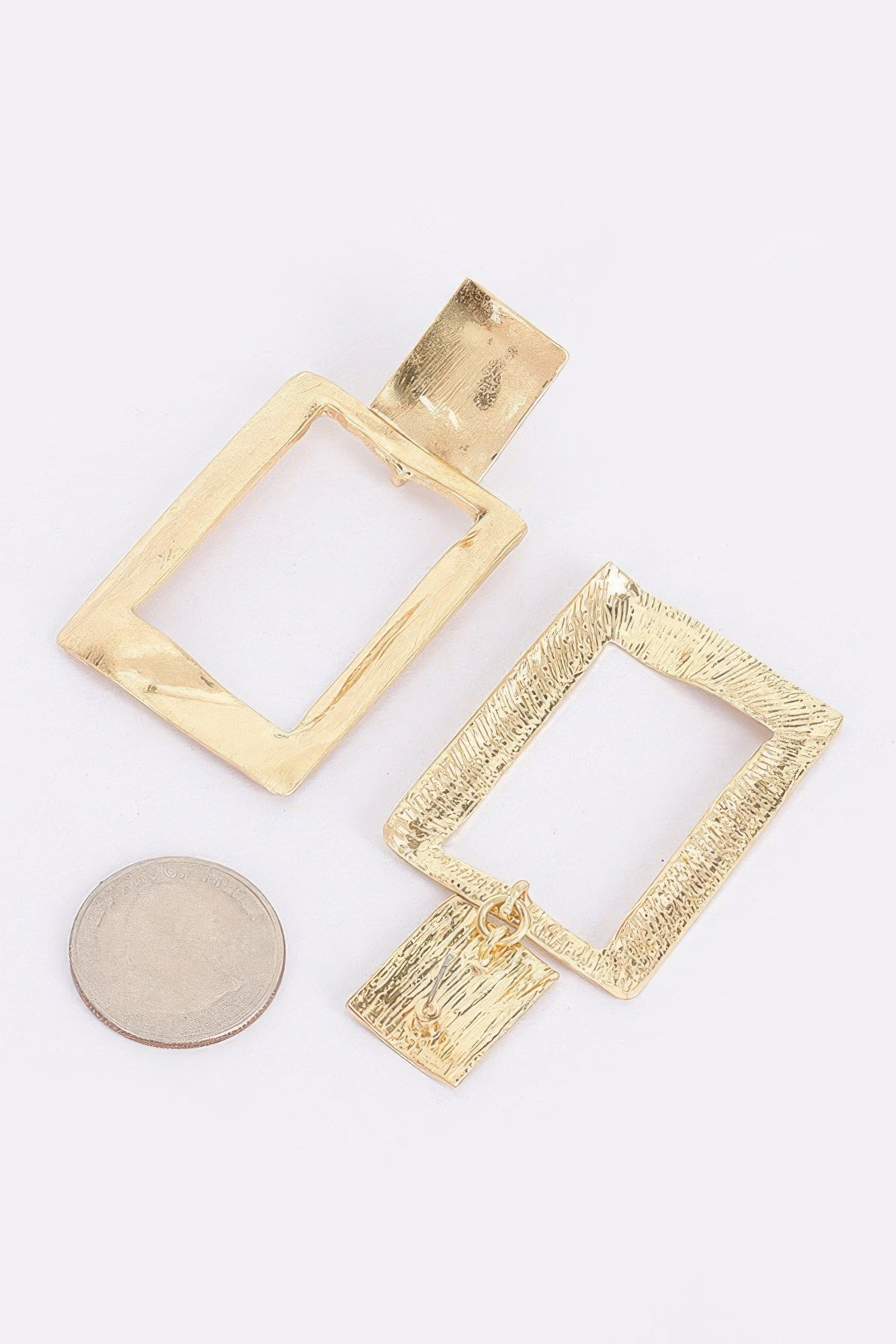 Gold Plated Metal Earring