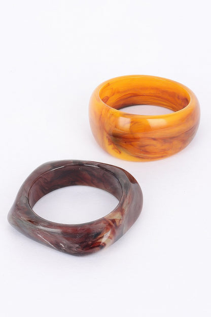 2pack Resin Bangle