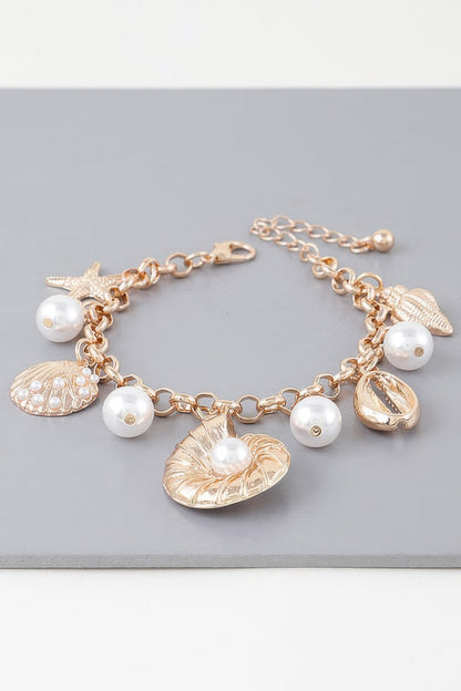 Pearled Sea Jewels Bracelet