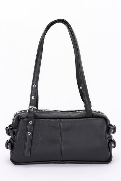 Faux Leather Sport Bag