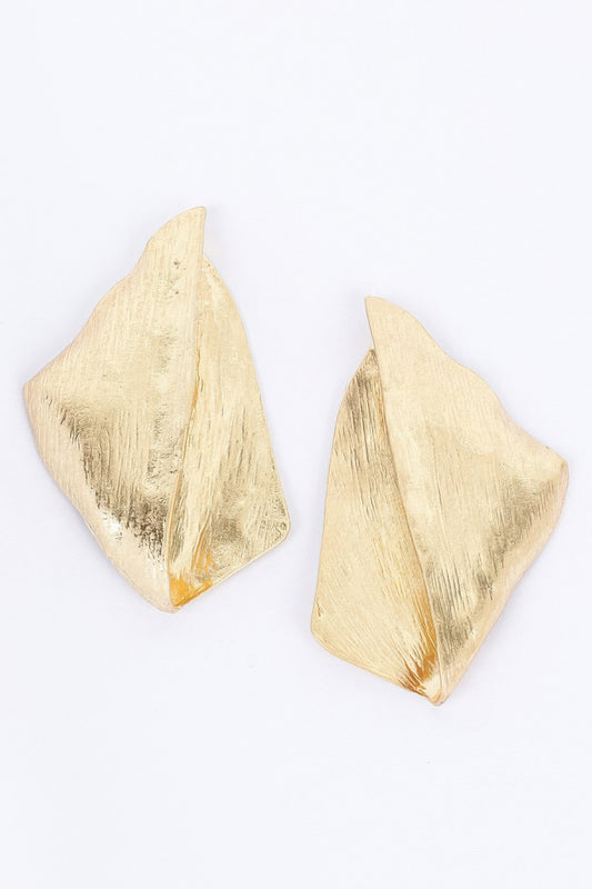 Gold Plated Metal Earring