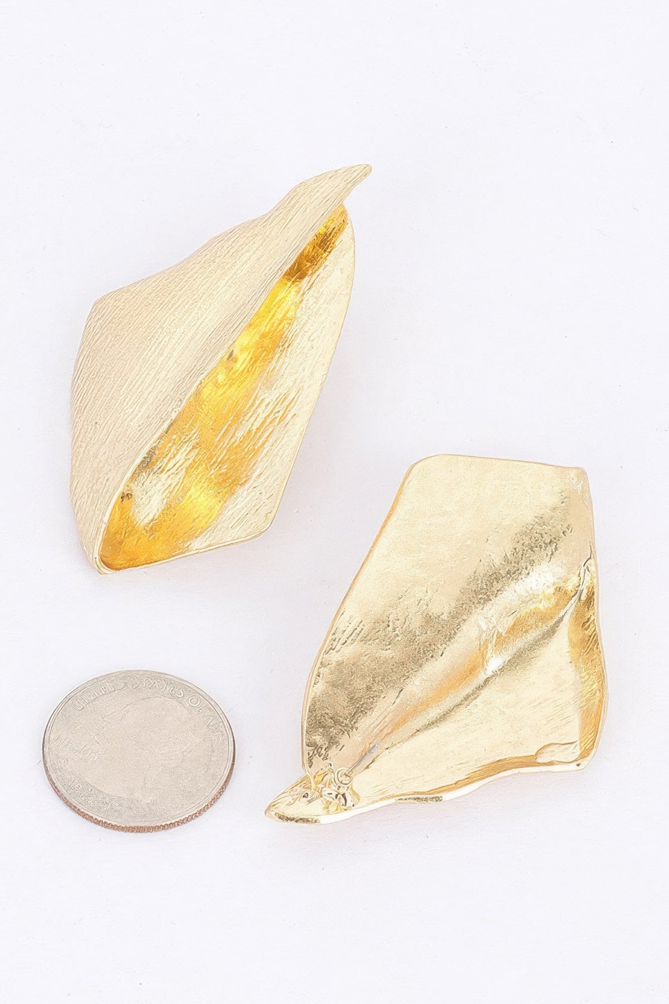 Gold Plated Metal Earring