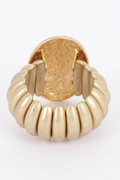 Alloy Casting Stretch Bracelet