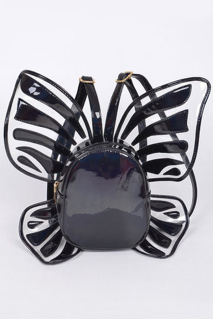 Shiny Butterfly Inspired Unique Backpack