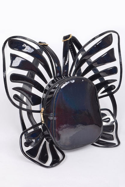 Shiny Butterfly Inspired Unique Backpack