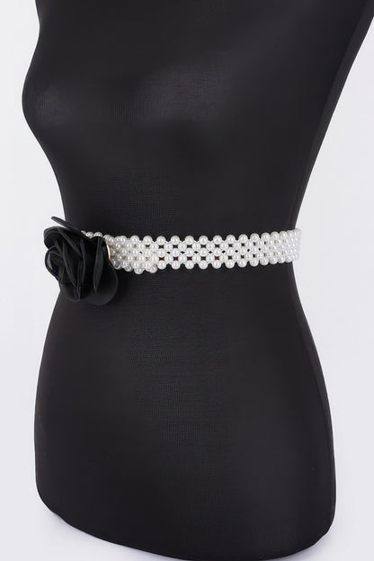 Flower Stretch Pearl Belt