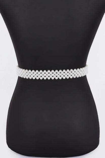 Flower Stretch Pearl Belt