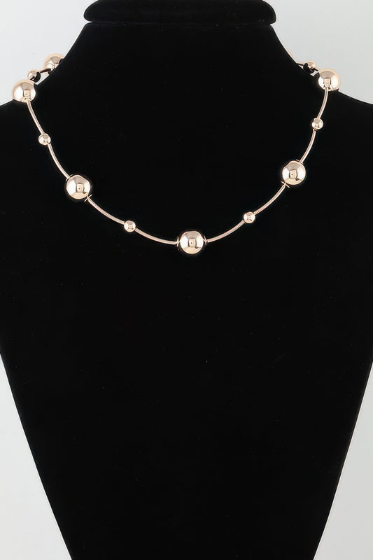 Multi Shiny Orb Necklace