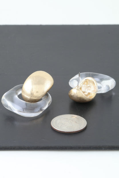 Modern Transparent Drop Earrings
