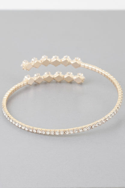 Jeweled Shiny Star Wrap Bracelet