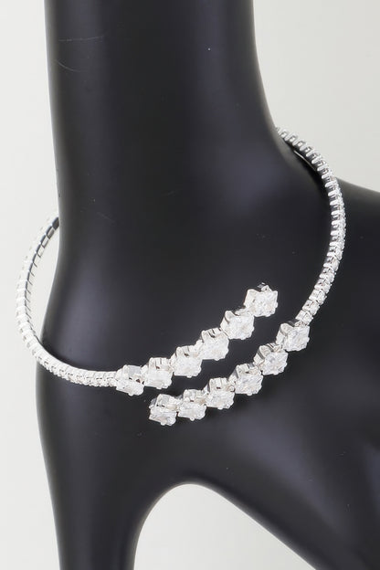 Jeweled Shiny Star Wrap Bracelet