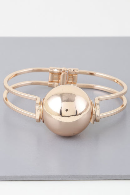 Statement Sphere Cuff Bracelet