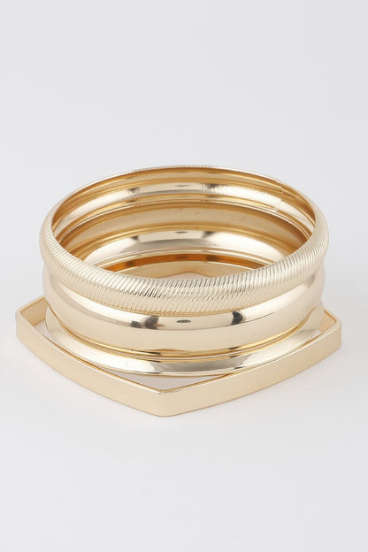 Multi Shiny Silver Layer Bracelet
