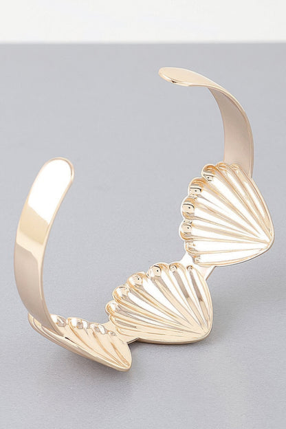 Mermaid Shell Cuff Bracelet