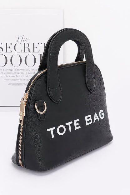 Faux Leather Tote Bag