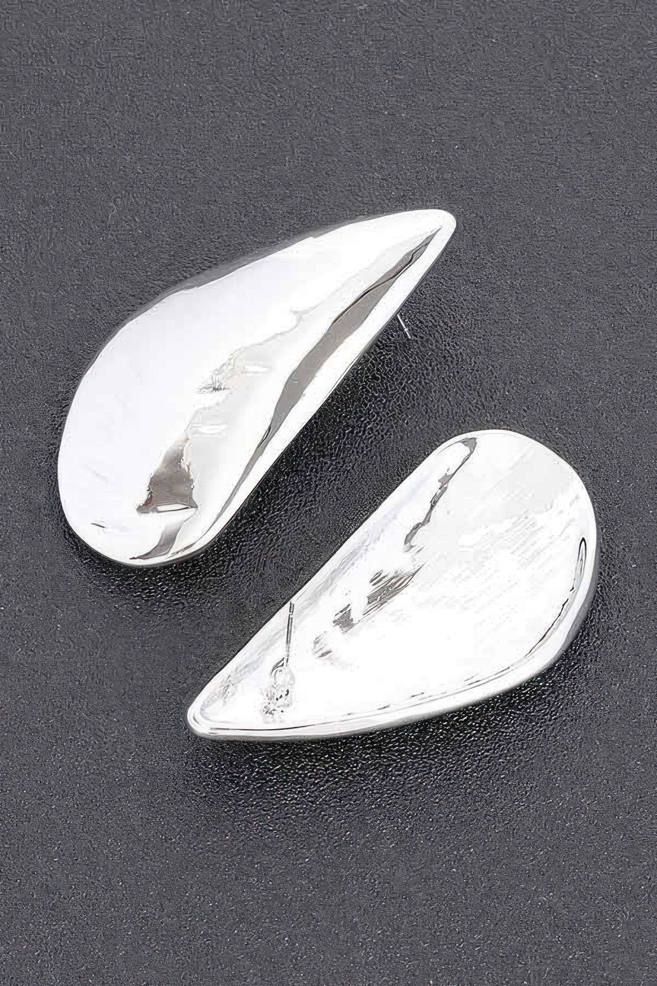 Hammered Metal Earring