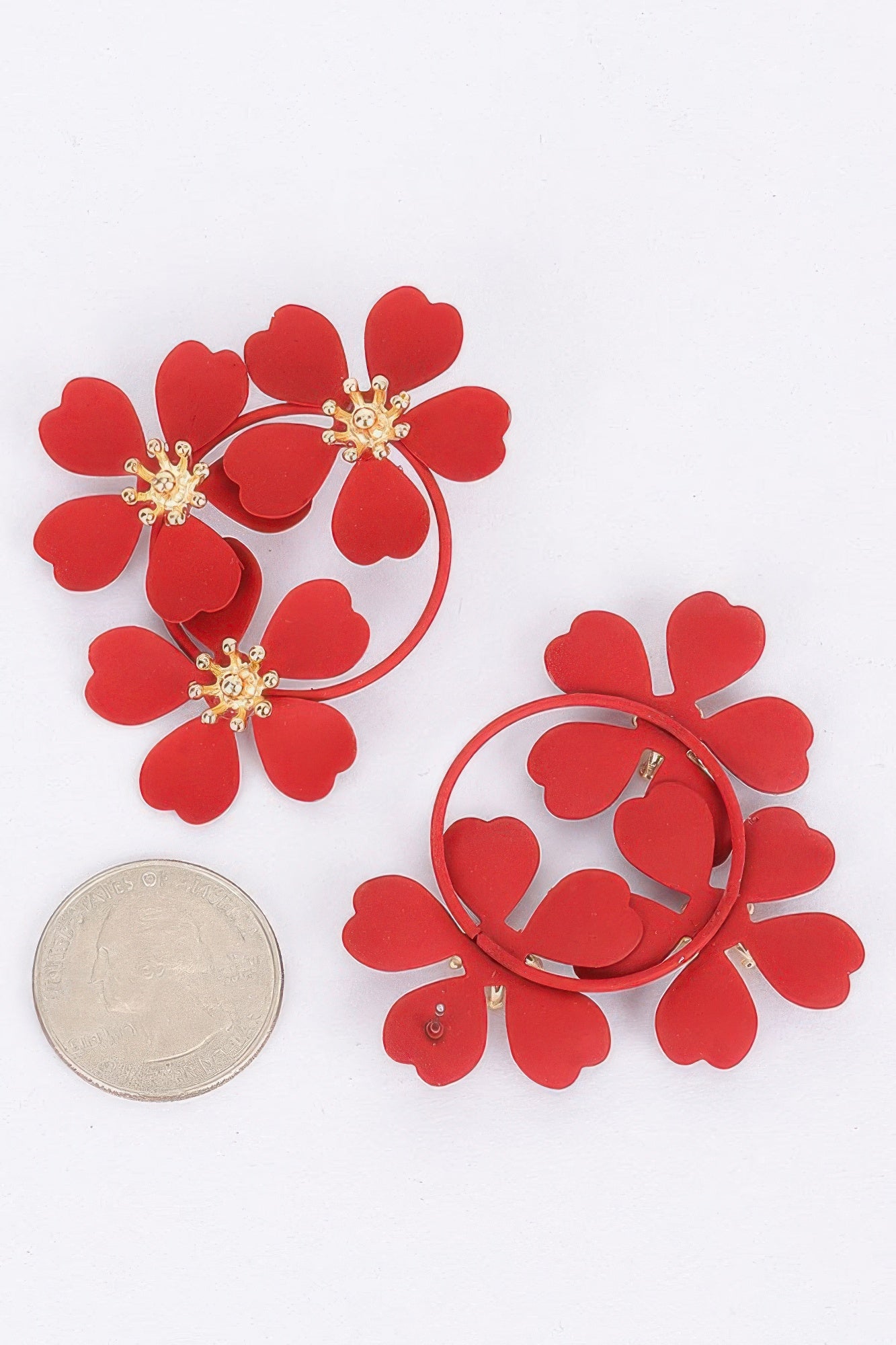 Metal Color Painted Earring