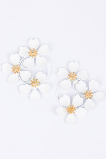 Metal Color Painted Earring
