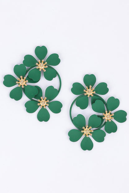 Metal Color Painted Earring
