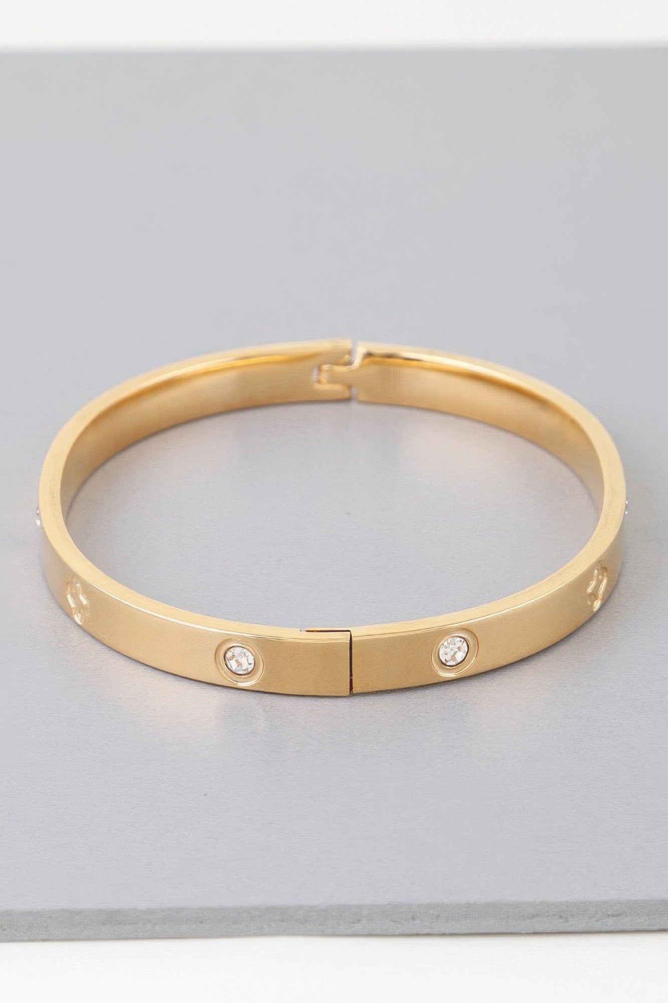 Bejeweled Clover Bracelet