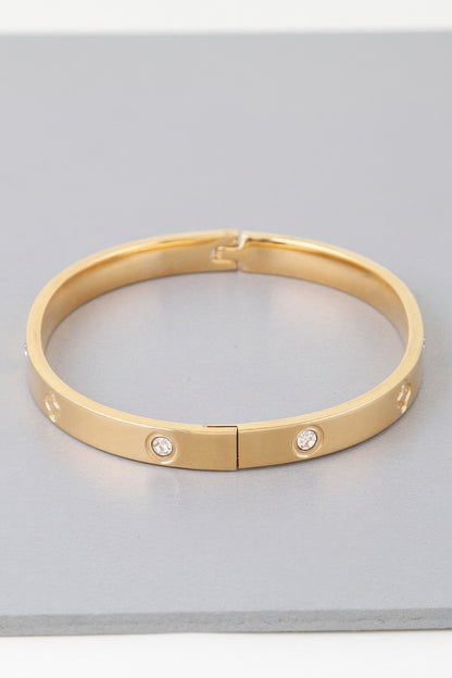 Bejeweled Clover Bracelet