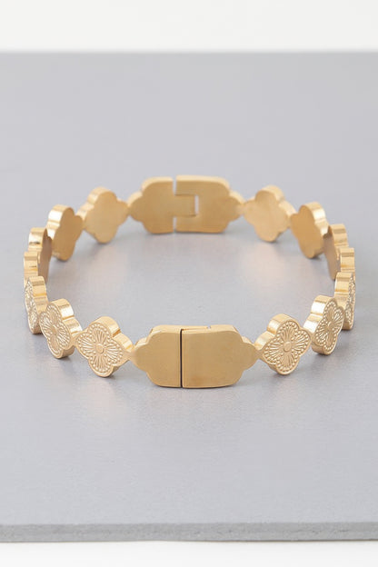 Multi Clover Charm Bracelet