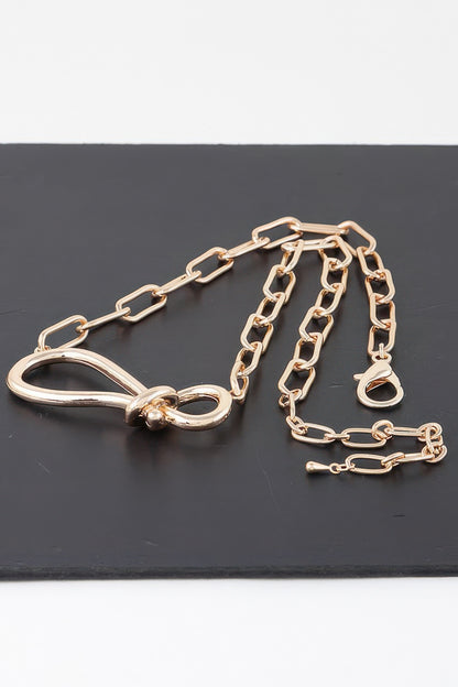 Knotted Up Chain Necklace