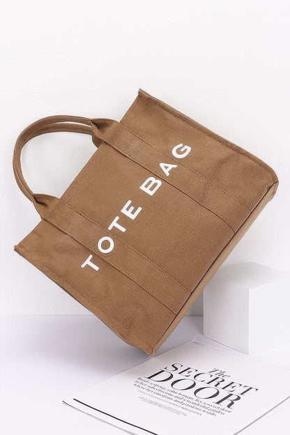 Cotton Canvas Tote Bag