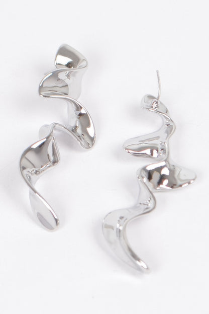 Metal Gold Plated Earring
