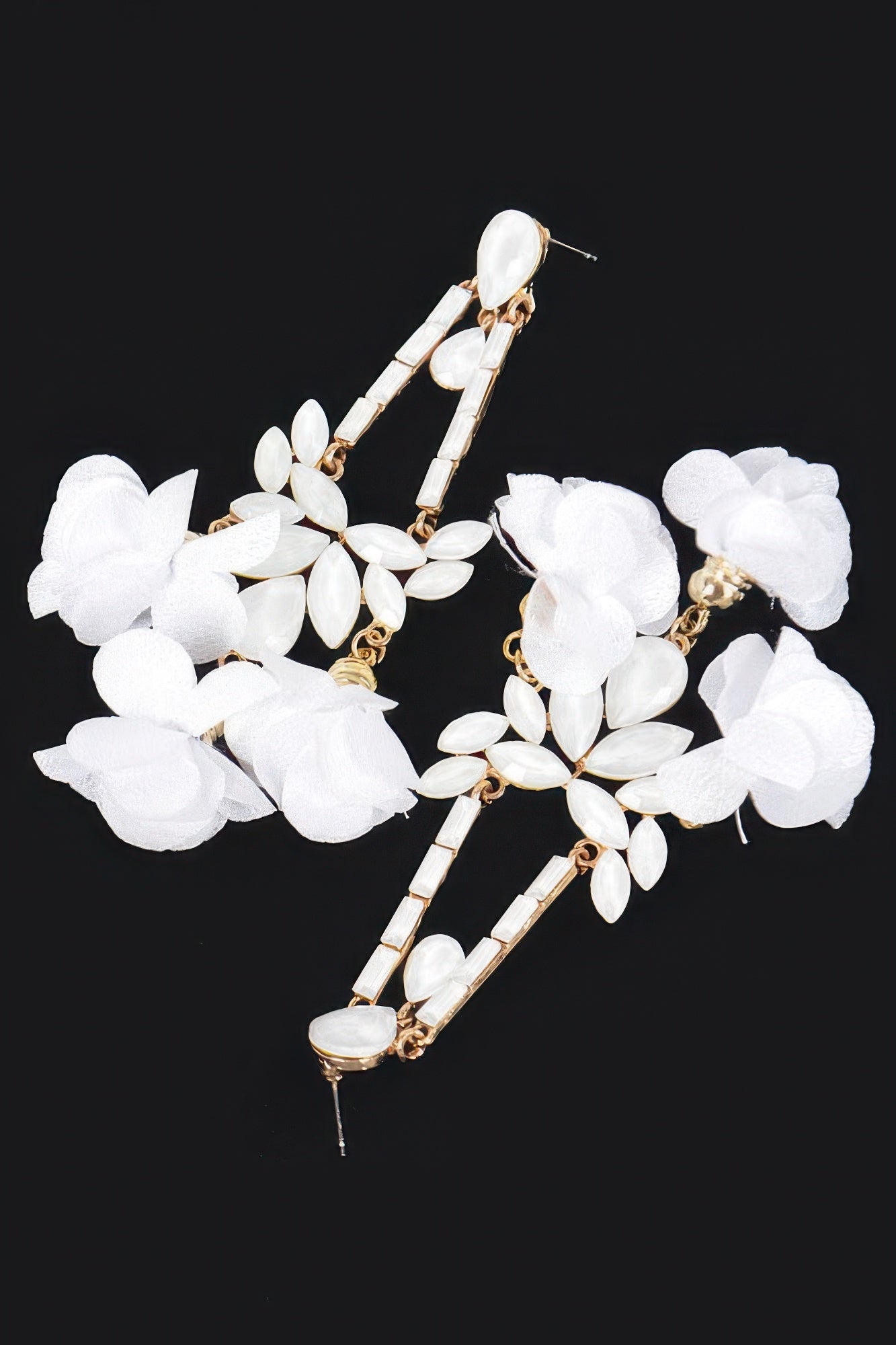 Flower Rhinestone Earring