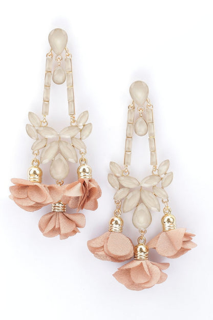 Flower Rhinestone Earring