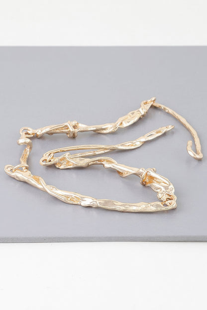 Multi Twisted Abstract Necklace