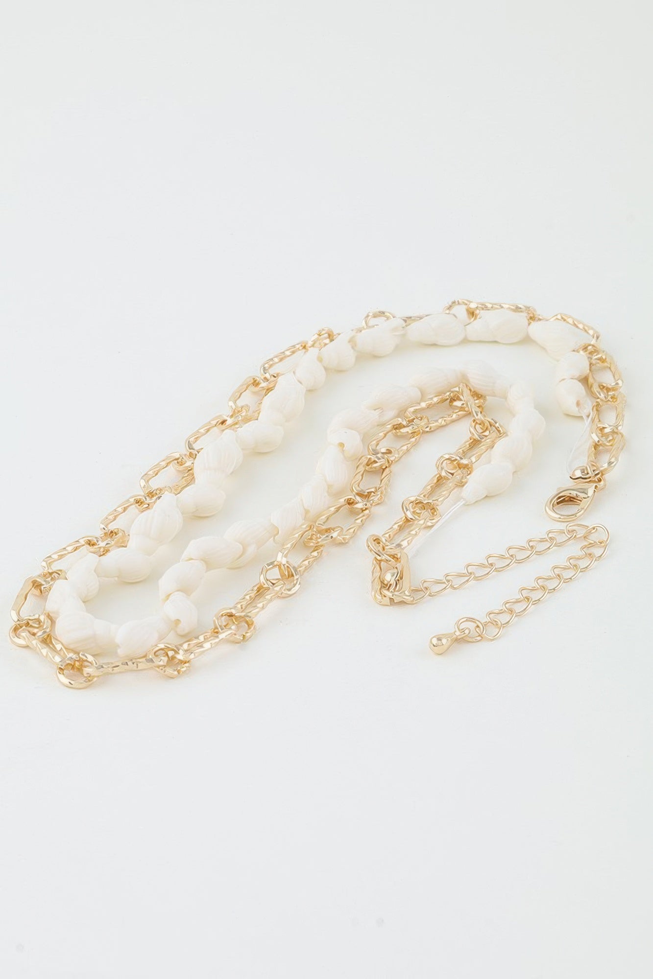 Sea Shell N Chain Linked Necklace