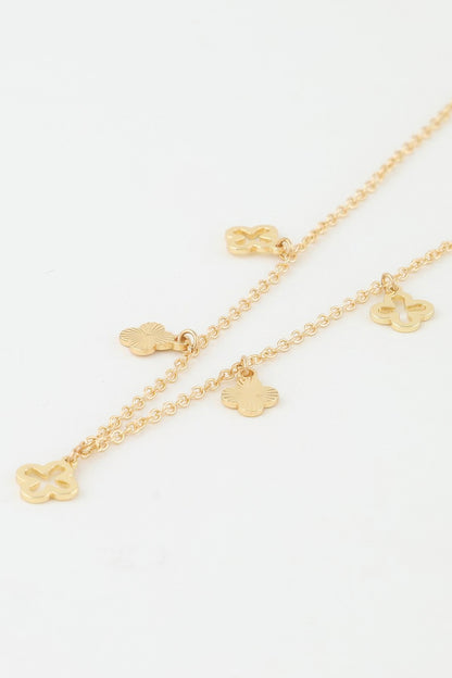 Triple Clover Charm Necklace