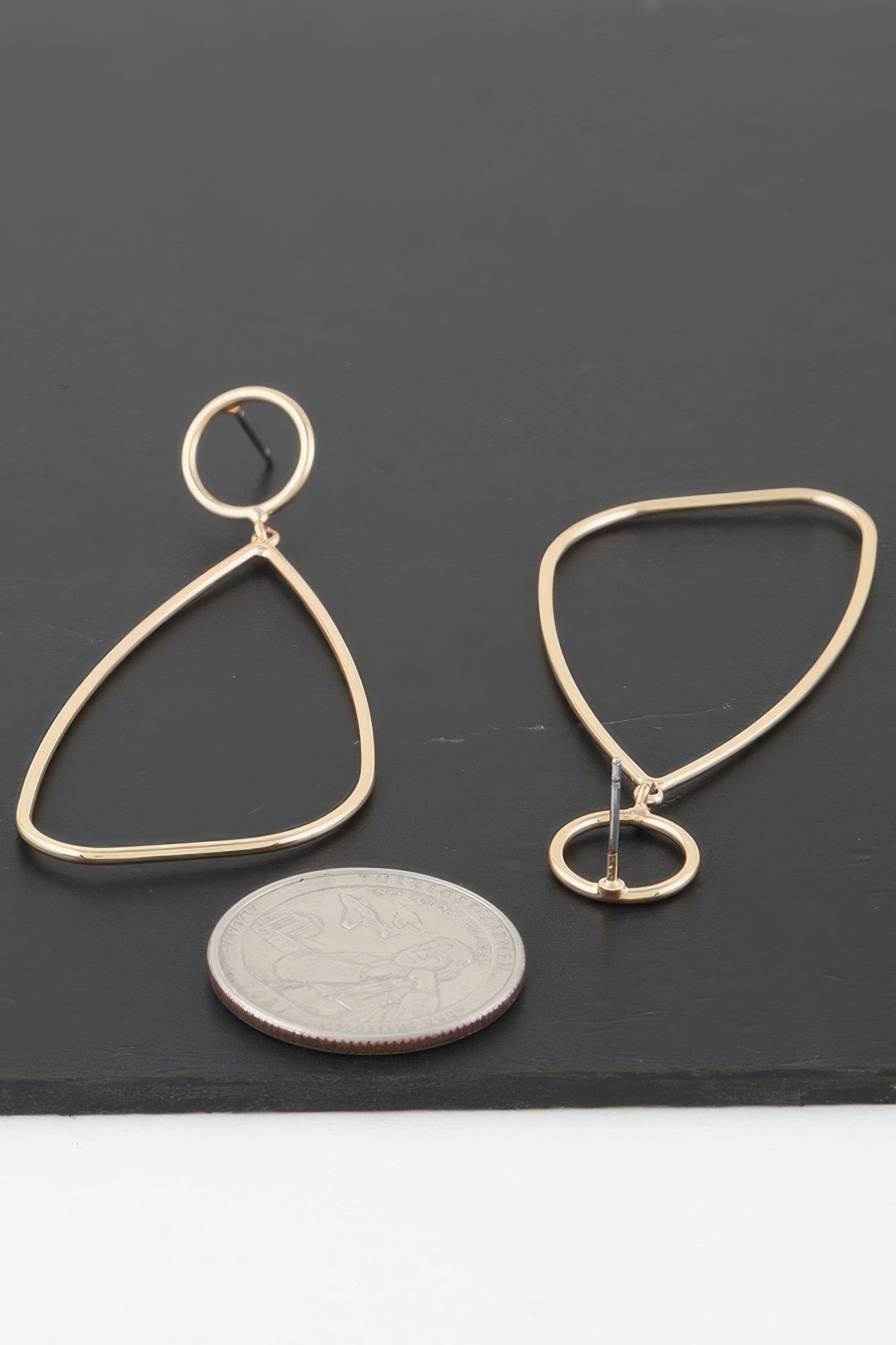 Minimal Abstract Teardrop Earrings
