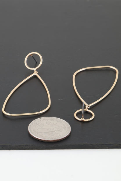 Minimal Abstract Teardrop Earrings