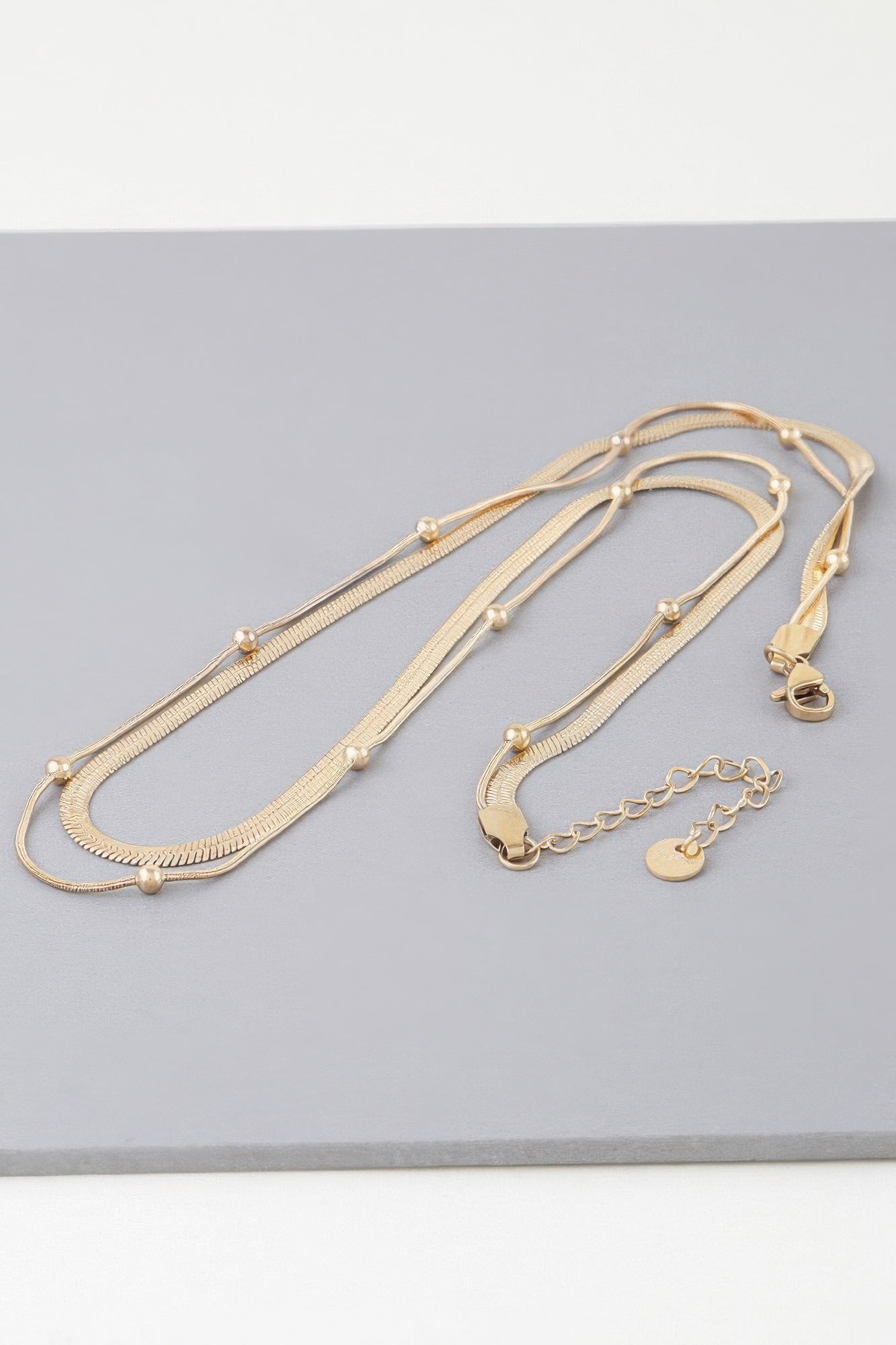 Two Layer Beaded Necklace