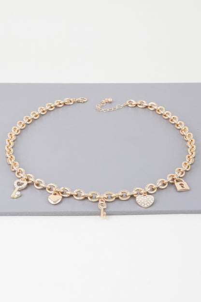 Heart Locker Charm Necklace