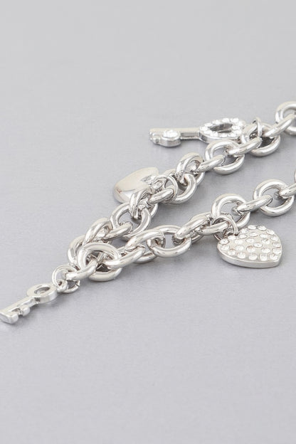 Heart Locker Charm Necklace