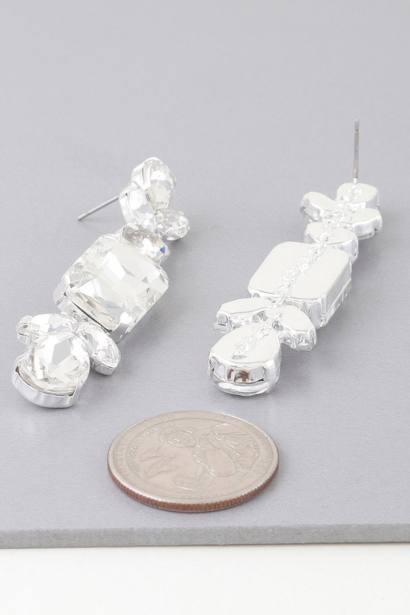 Rhinestone Dangle Drop Earrings