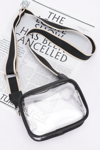 Transparent Camera Bag W/ Wide Strap