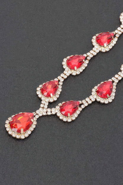 Rhinestone Necklace Set