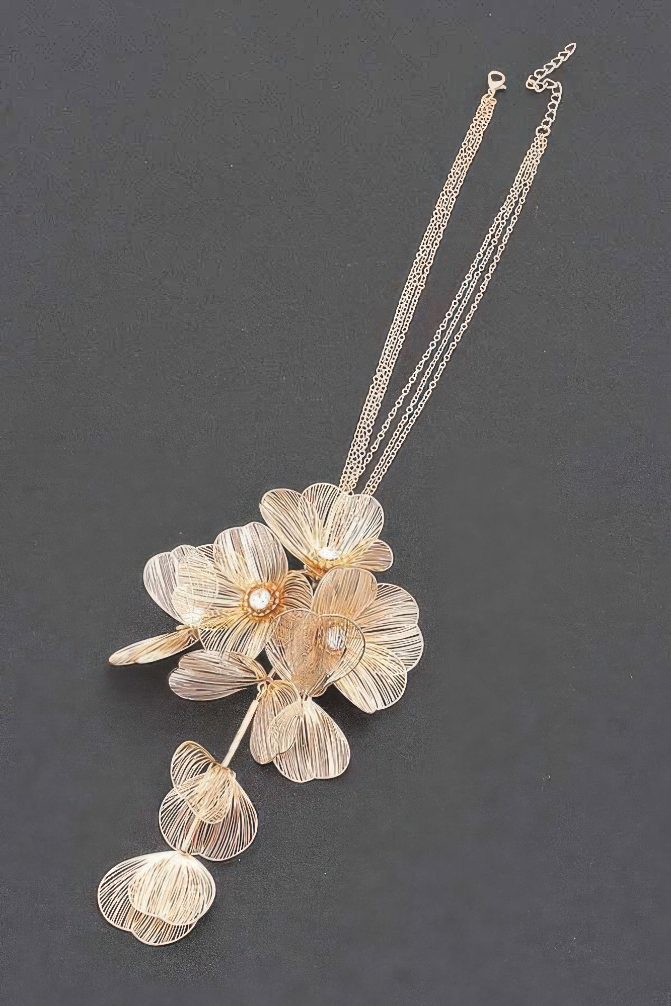 Metal Flower Necklace
