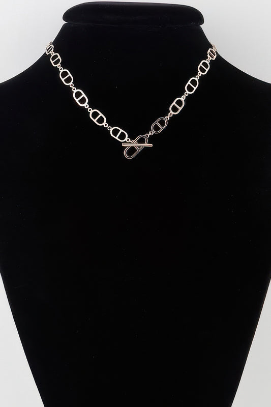 Mariner Chain Toggle Necklace